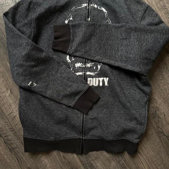 Vintage Y2K Call Of Duty Black Ops 3 Skull Hoodie Zip Up - Picture 4 of 6